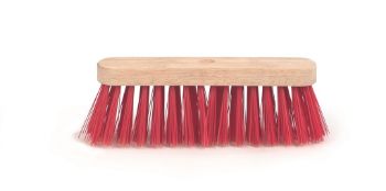 Afbeeldingen van Straatveger, Rood pvc, plat 30cm