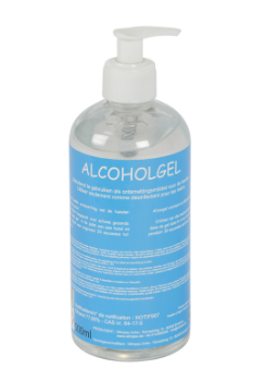 Afbeeldingen van Softline-alcoholgel met pomp 500ml
