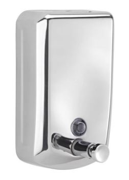 Afbeeldingen van Zeepdispenser (navulbaar) 1L INOX