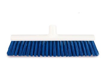 Afbeeldingen van Straatbezem hygiene blauw 40cm