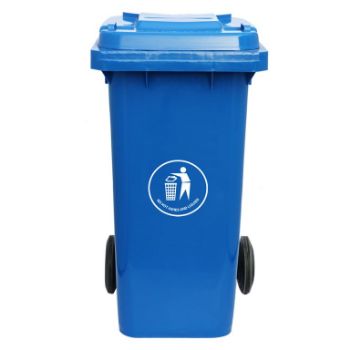 Afbeeldingen van Vuilcontainer 140L BLAUW