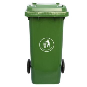 Afbeeldingen van Vuilcontainer 140L GROEN