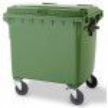 Afbeeldingen van Vuilcontainer 1100L GROEN