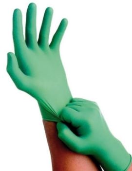 Afbeeldingen van Handschoenen Nitril M Groen