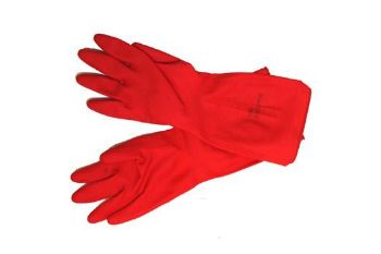 Afbeeldingen van Huishoudhandschoenen Rood L