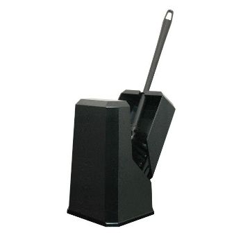 Afbeeldingen van Toiletborstel (gesloten) Pearl Black