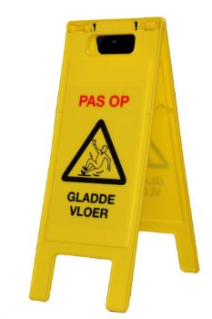 Afbeeldingen van Signaalbord "LET op! Natte vloer"