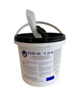 Afbeeldingen van DES124 - ontsmettende doekjes 350st