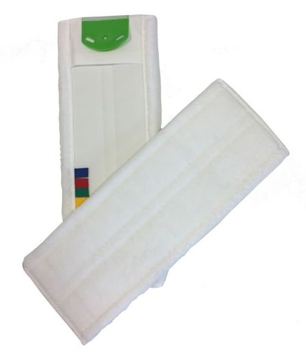 Afbeeldingen van Vlakmop Multi Wit 40cm