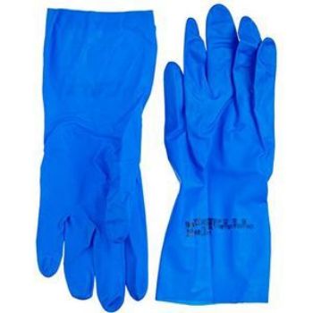 Afbeeldingen van Protectiehandschoenen nitril Blauw M