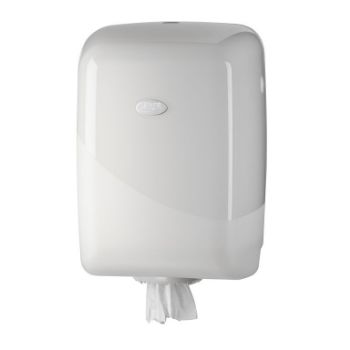 Afbeeldingen van Dispenser Midi Poetsrol Pearl White