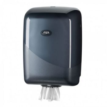 Afbeeldingen van Dispenser Midi Poetsrol Pearl Black