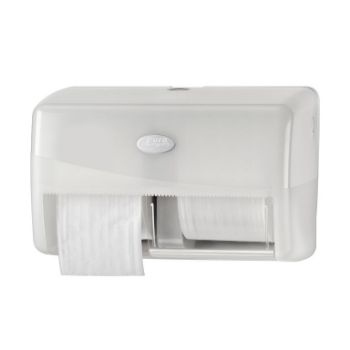 Afbeeldingen van Dubbele toiletroldispenser Pearl White