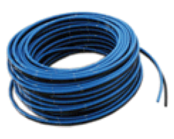Afbeeldingen van Waterslang blauw/zwart 50m Ø8mm