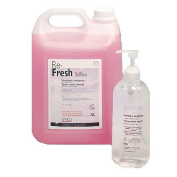 Afbeeldingen van Softline handzeep, met pomp 500ml