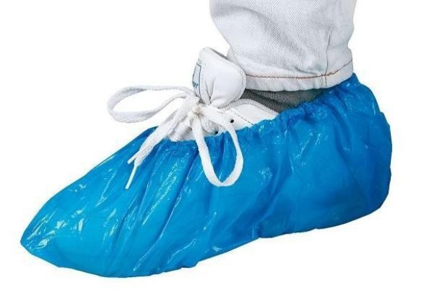 Afbeeldingen van Overtrekschoen blauw 55my -100st