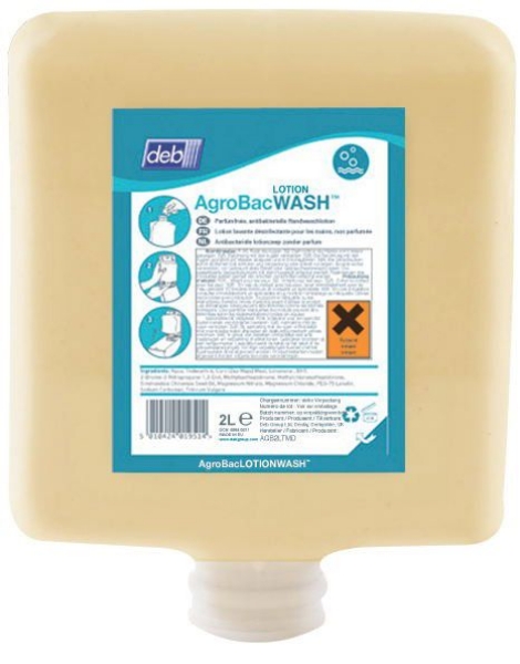 Afbeeldingen van Deb AgroBac Lotion zeep 4x2L