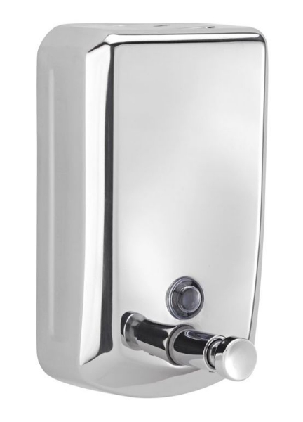 Afbeeldingen van Zeepdispenser (navulbaar) 1L INOX