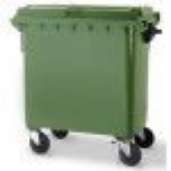 Afbeeldingen van Vuilcontainer 770L GROEN