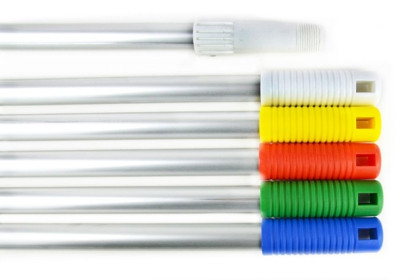 Afbeeldingen van Borstelsteel aluminium prof. 1,49m