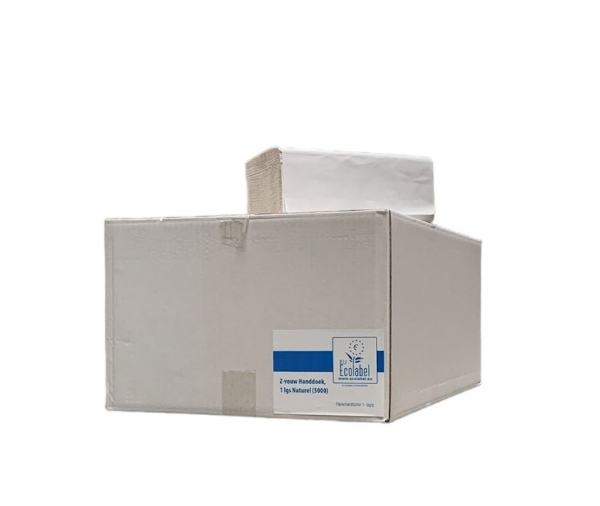 Afbeeldingen van Papieren handdoekjes, Z/Z, 1L, 18x278st