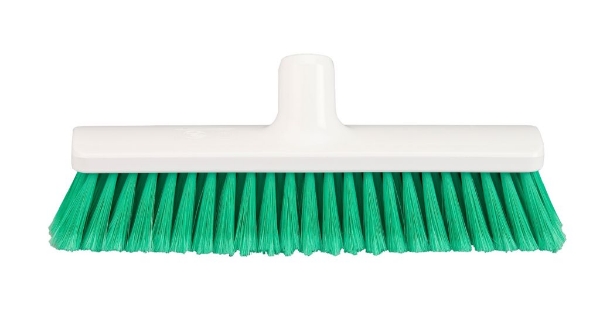Afbeeldingen van Veegborstel zacht hygiëne 30cm GROEN