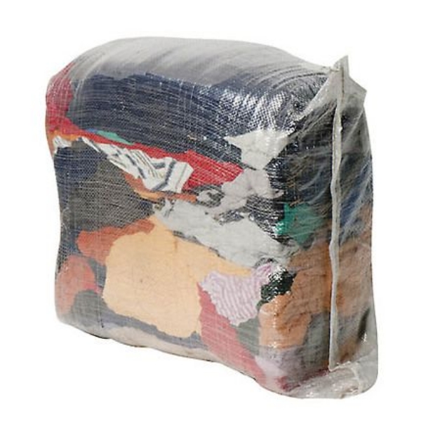 Afbeeldingen van Poetslappen gekleurd 10kg