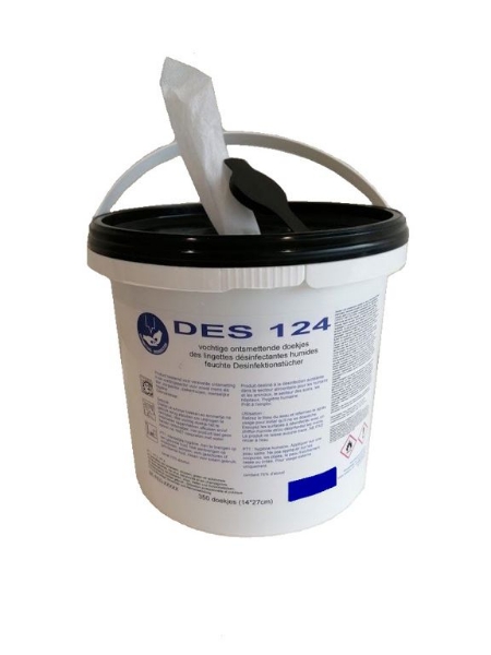 Afbeeldingen van DES124 - ontsmettende doekjes 350st