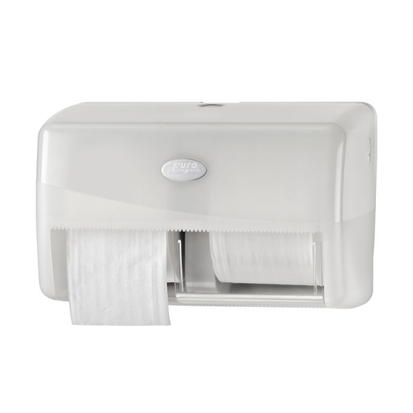 Afbeeldingen van Dubbele toiletroldispenser Pearl White