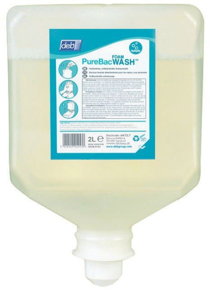 Afbeeldingen van Deb PureBac Foam Wash 4x2L