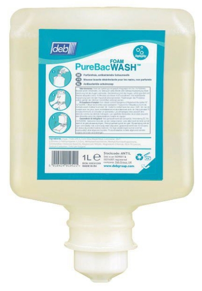 Afbeeldingen van Deb PureBac Foam Wash 1L
