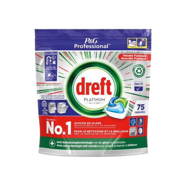 Afbeeldingen van Dreft Pro Platinum 75stuks