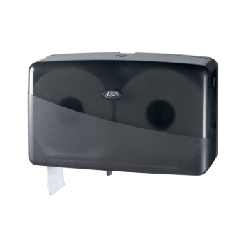 Afbeeldingen van Dispenser Duo-Mini-Jumbo Pearl Black – toiletpapier
