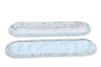 Afbeeldingen van Vlokkerhoes, wit katoen, 130cm