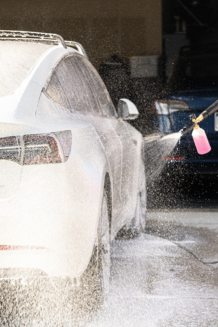 Professionele voertuigreiniging voor carwash